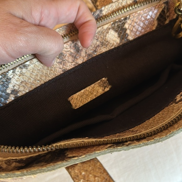 Madewell Snakeskin Small Transport Crossbody Purse - Picture 5 of 8